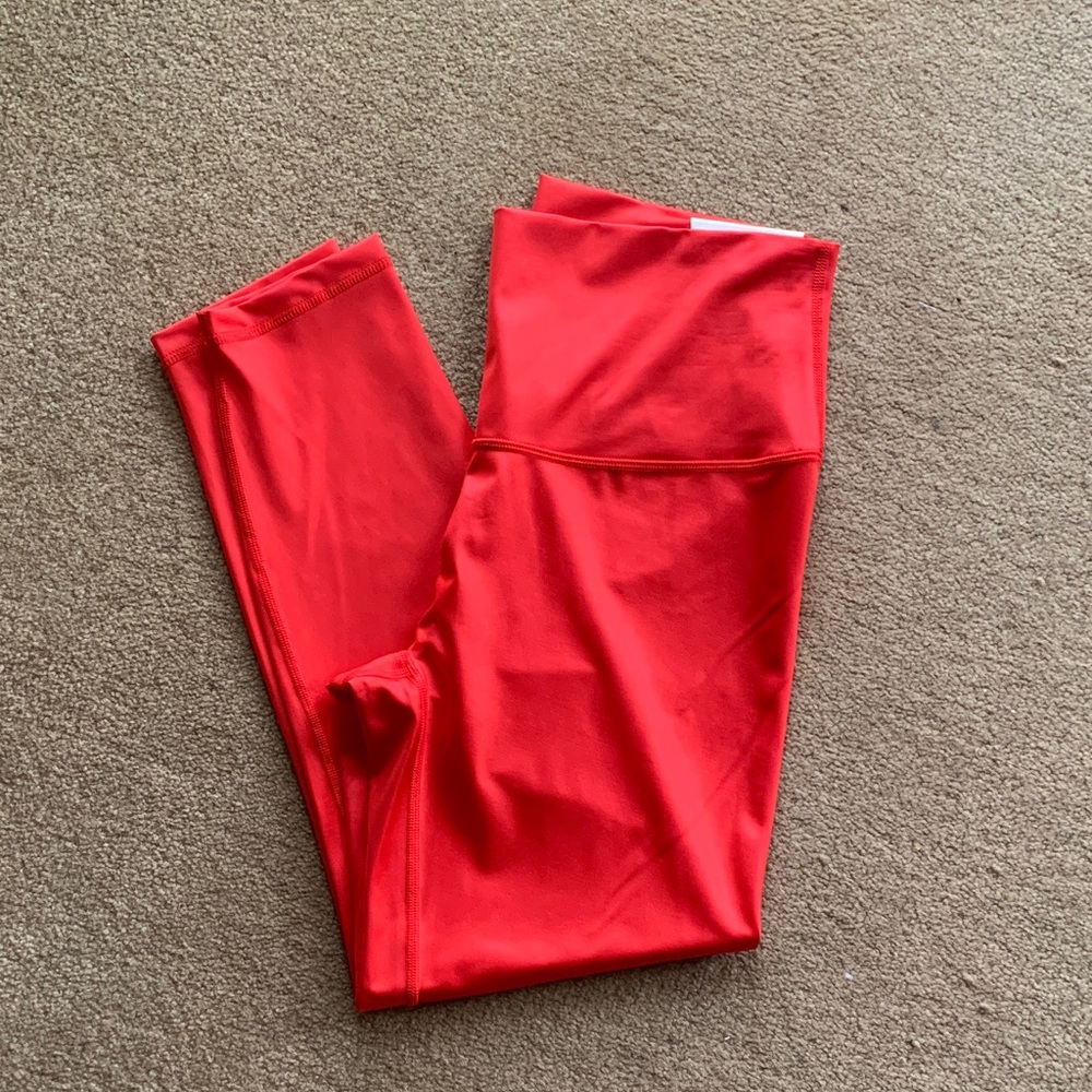 aerie Red High-Rise Performance Leggings